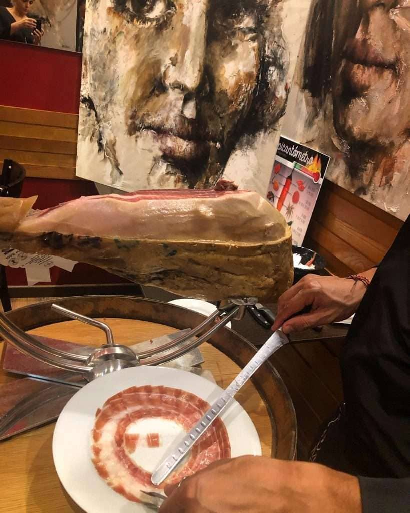 Jamón ibérico Restaurante La Cocina de Hande Jamón ibérico Restaurante La Cocina de Hande